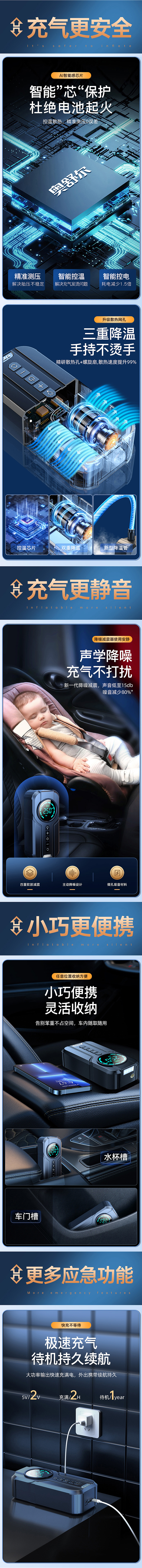 车载充气泵详情设计（图ZMzIzODMzODgw） - 电商 - 站酷设计师小小小小小闻子原创素材 - 站酷ZCOOL