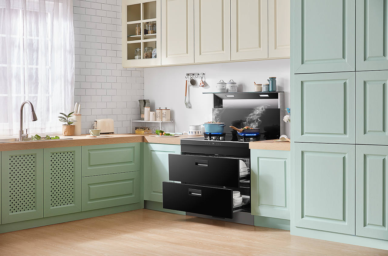 美的集成灶场景拍摄合集