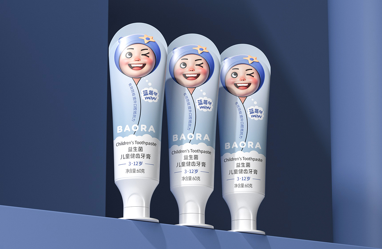 BAORA儿童牙膏--守护孩子的甜美笑容