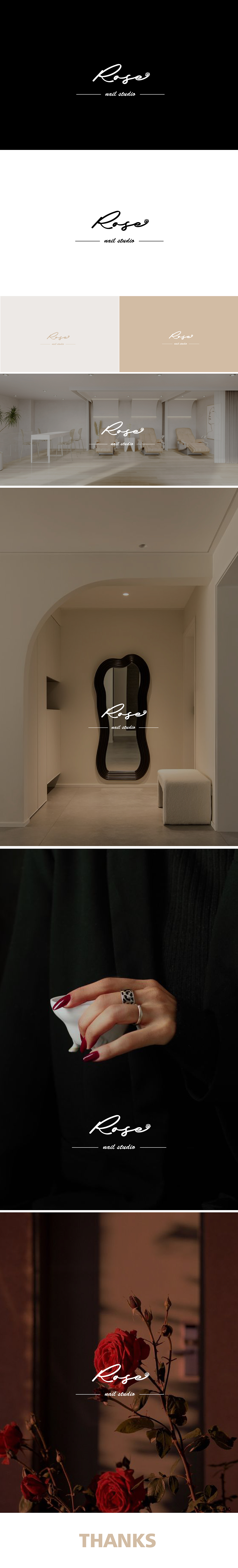ROSE NAIL 美甲美睫 | 美业LOGO设计（图ZMzE4MDM2MTI0） - Logo - 站酷设计师咿呀Kris原创素材 - 站酷ZCOOL