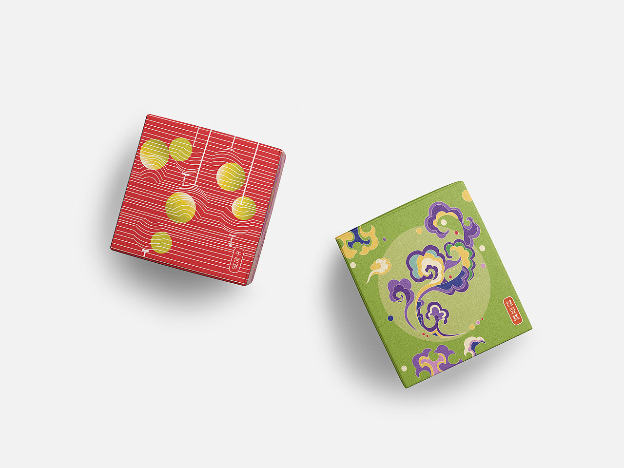 “汪玉霞”武汉老字号糕点年礼包装设计