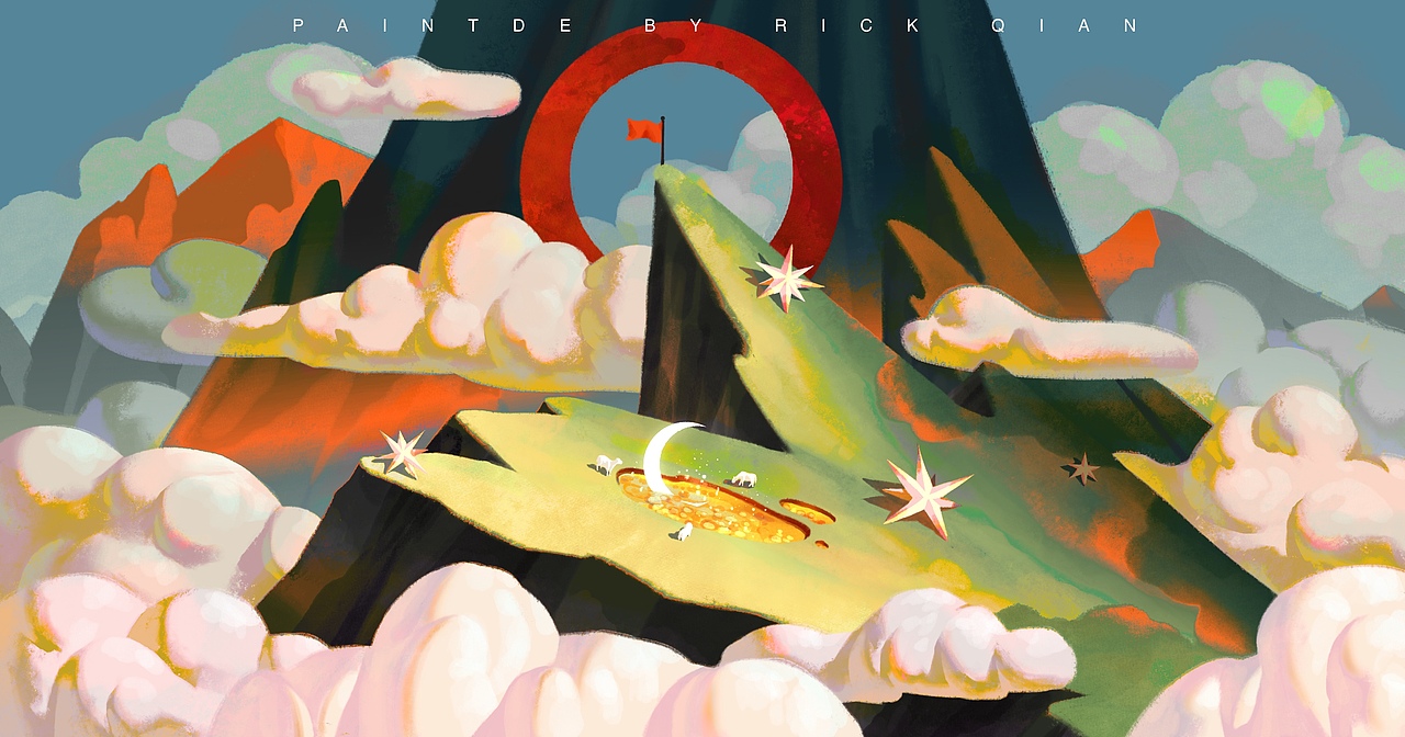 云游记（图ZMzQ1ODY1MjQw） - 创作习作 - 站酷设计师RICK迁原创素材 - 站酷ZCOOL