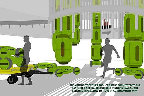 拼特汉斯整图设计分享——无人快递物流车+机器人03（图ZMjk4OTA3Njgw） - 交通工具 - 站酷设计师拼特and汉斯原创素材 - 站酷ZCOOL