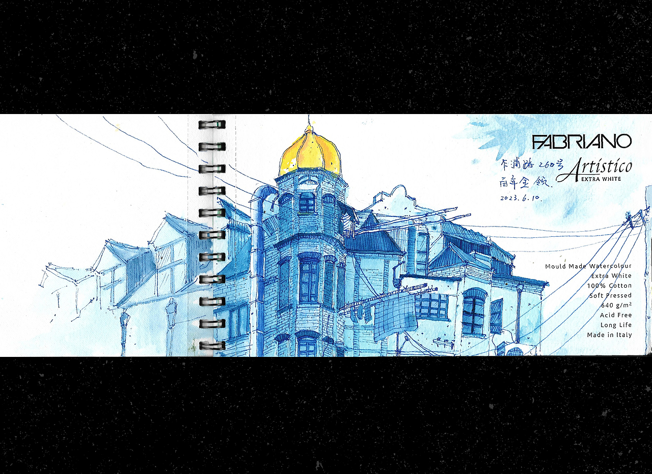 上海写生集（三）（图ZMzQzMTMzNDcy） - 艺术插画 - 站酷设计师菲非Fiona原创素材 - 站酷ZCOOL