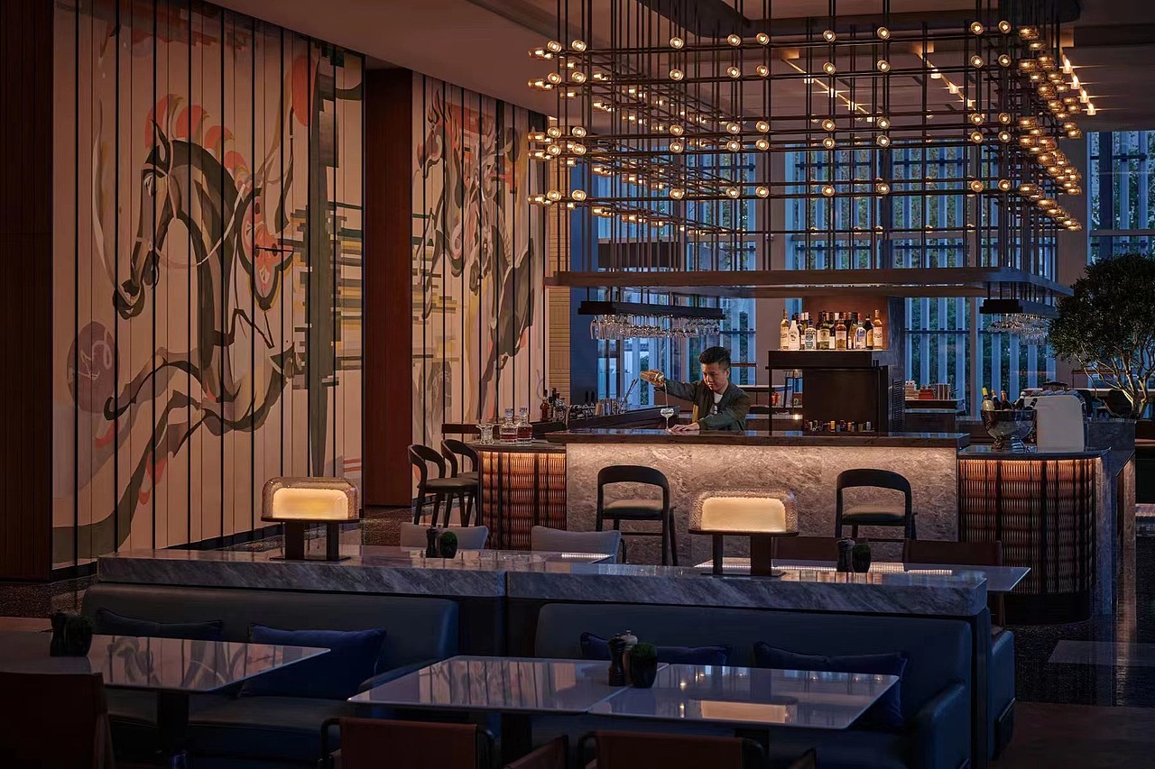 西安高新凯悦尚萃酒店巨幅艺术壁画 | 意大利A奖金奖（图ZMzY5OTY3NDE2） - 其他平面 - 站酷设计师光子视觉原创素材 - 站酷ZCOOL