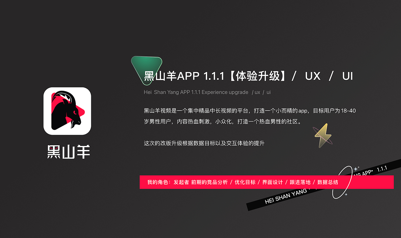 黑山羊视频APP项目总结（图ZMzQ2MjMyMjQ0） - APP界面 - 站酷设计师小青梅果冻原创素材 - 站酷ZCOOL