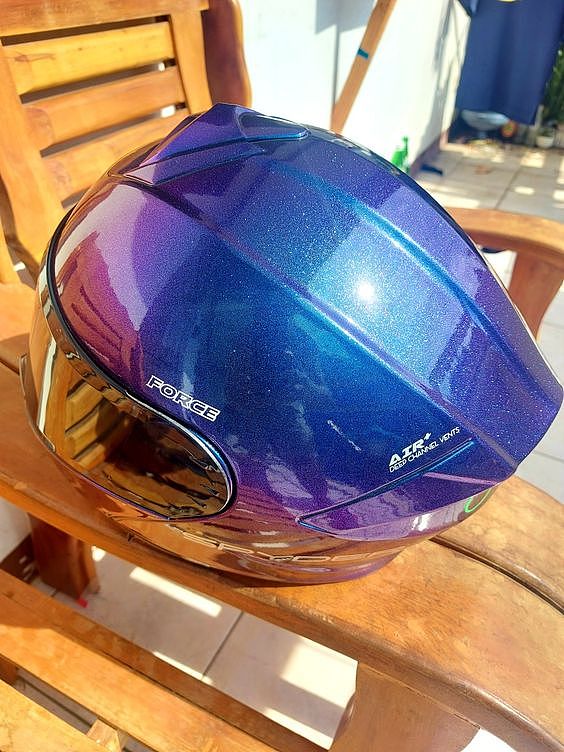 【头盔改色】单色特效漆-变色龙漆