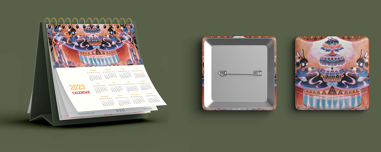 《盛宴》 | 裝飾插畫個人練習（圖ZMzYwMzcwMzMy） - 商業(yè)插畫 - 站酷設計師熊貓?zhí)淘瓌?chuàng)素材 - 站酷ZCOOL