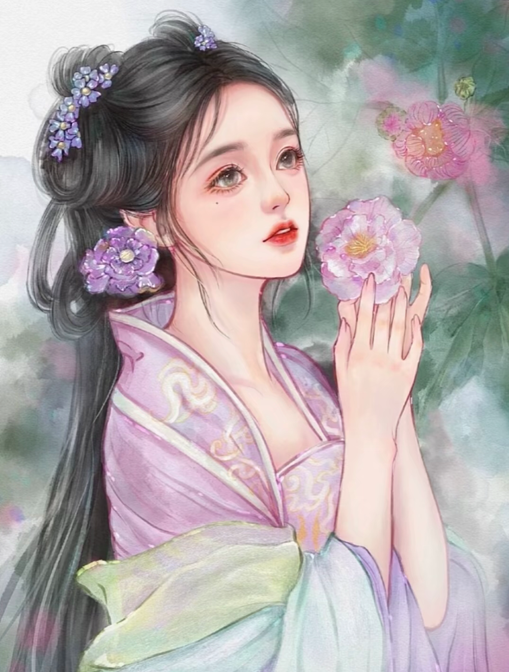古风（图ZMzI1MjIzMzEy） - 艺术插画 - 站酷设计师千曦少主原创素材 - 站酷ZCOOL