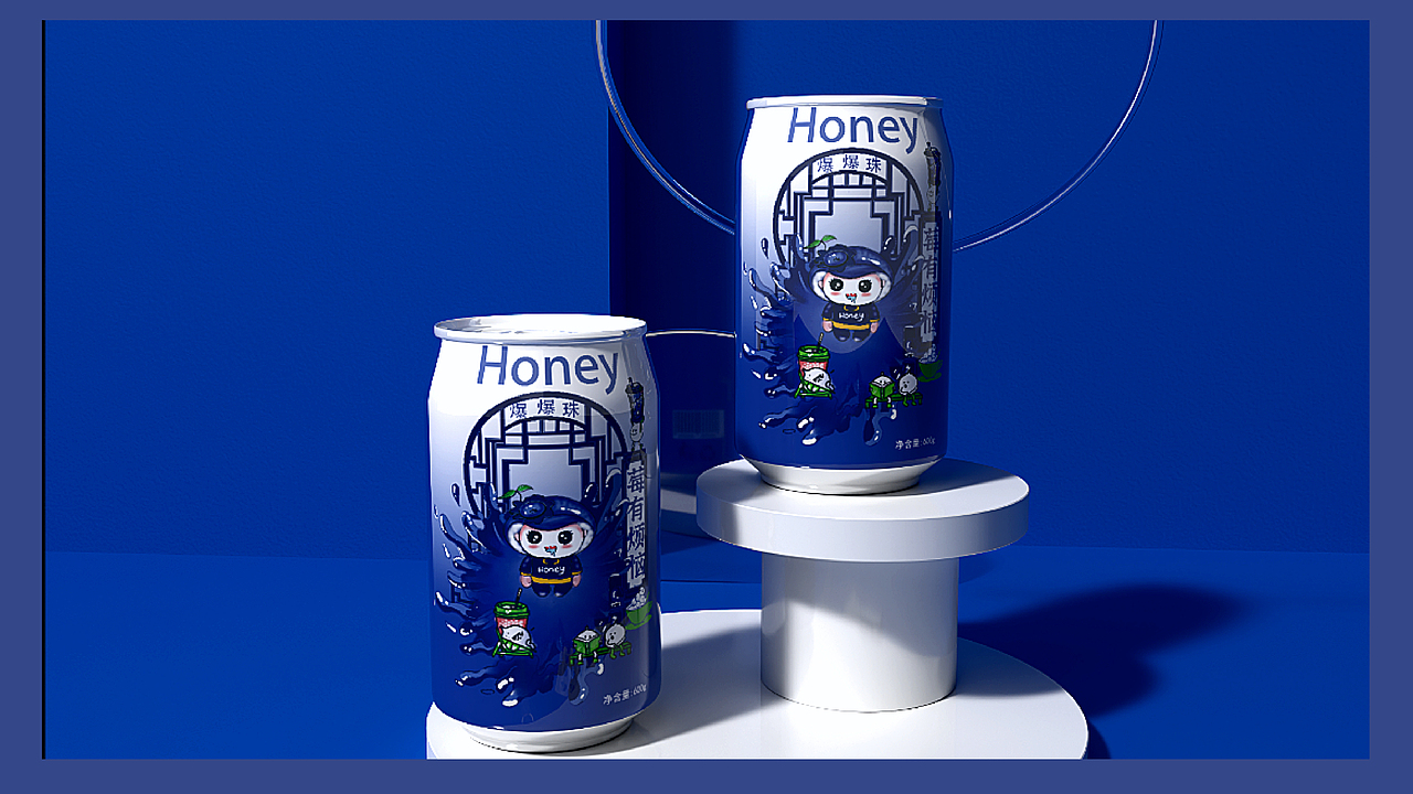 Honey爆爆珠包装设计