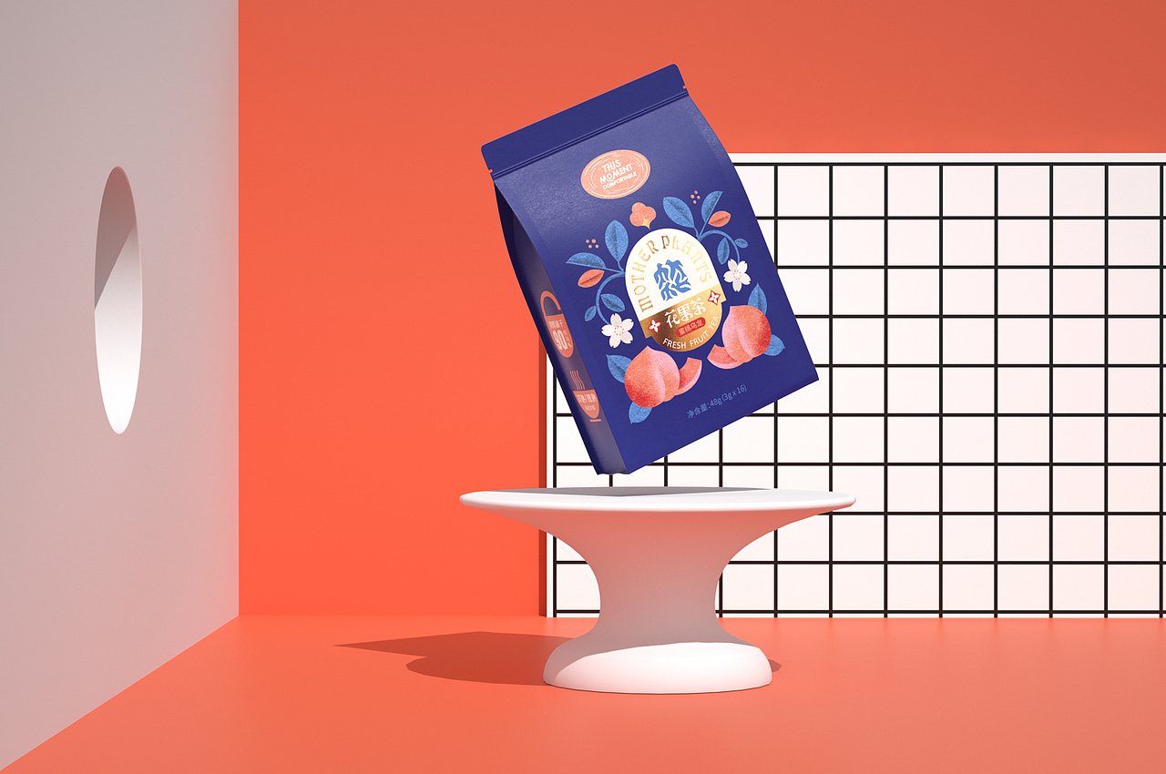 花果茶产品视觉 摄影/3d