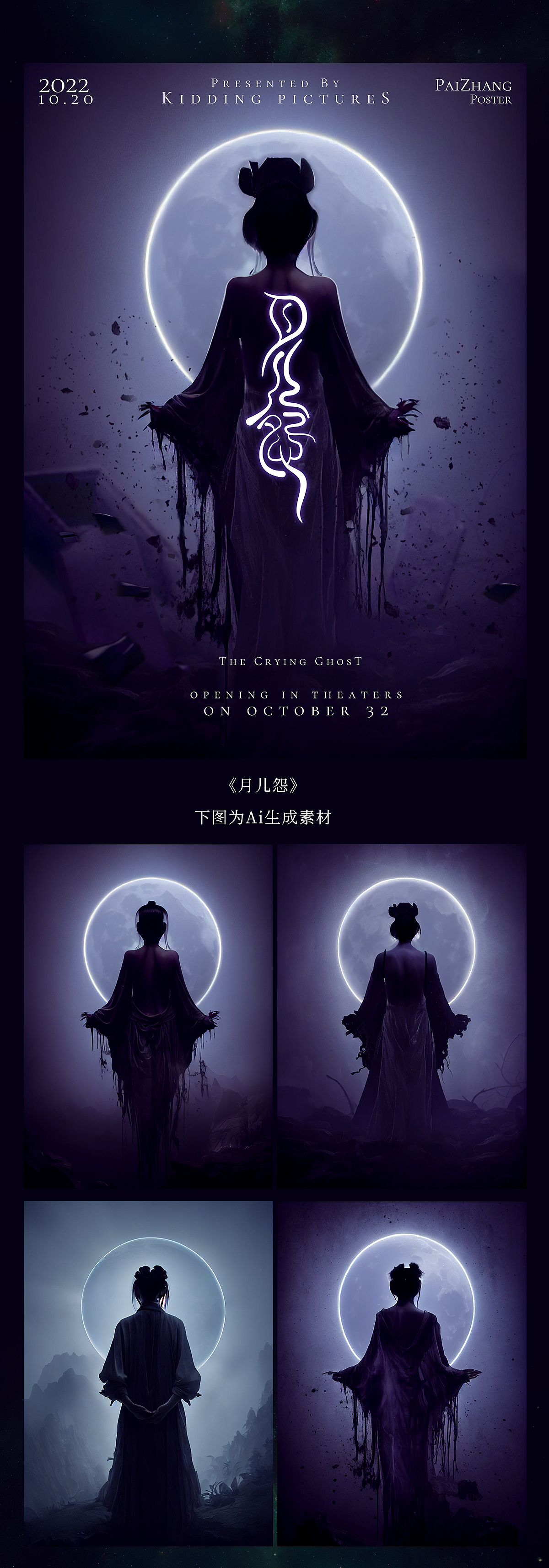 Midjounery生成素材合成海報(bào)練習(xí)（圖ZMzIxODY5MzI0） - 海報(bào) - 站酷設(shè)計(jì)師他們都叫我排長(zhǎng)原創(chuàng)素材 - 站酷ZCOOL