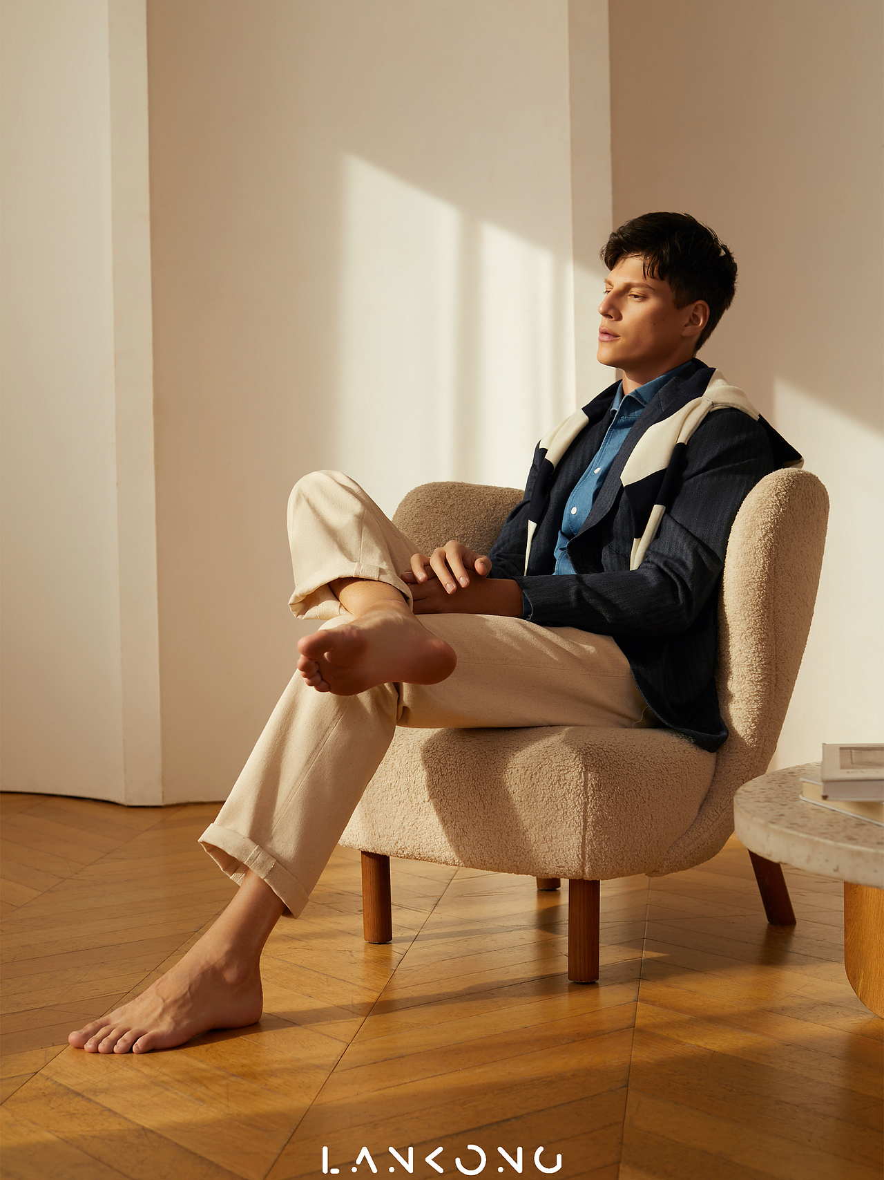 男模西装职业装棉服宣传片