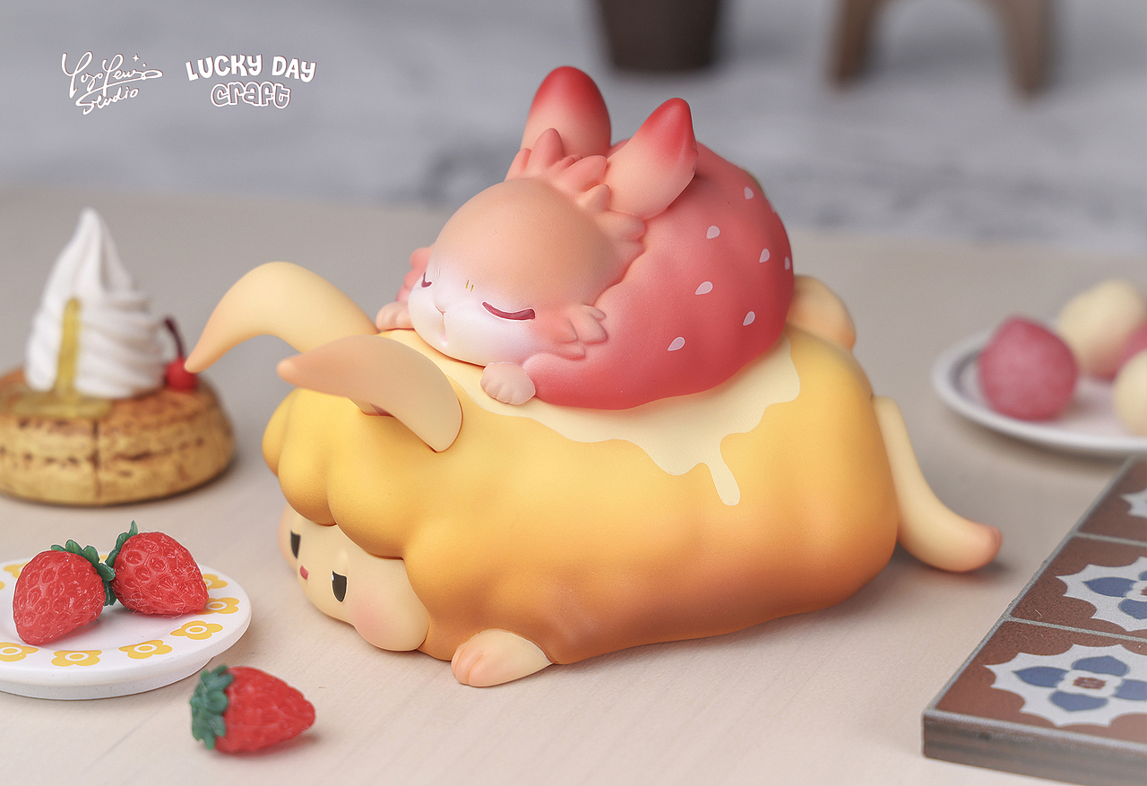 The Relax Moment : 草莓Raby与松饼兔咩可爱相伴（图ZMzAzMDkxMTky） - 玩具 - 站酷设计师YoyoYeungStudio原创素材 - 站酷ZCOOL