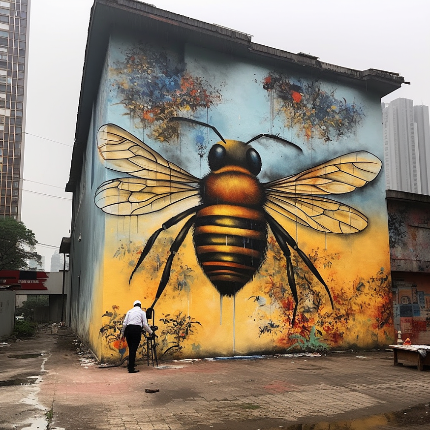 成都街头的大黄蜂