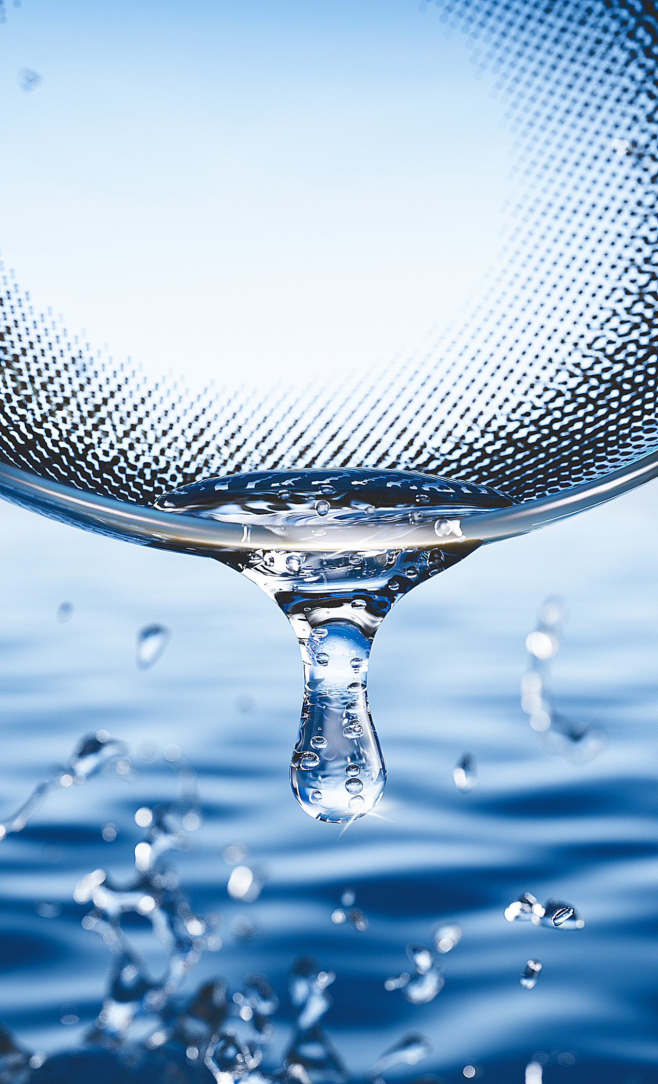 冰感生物/美瞳渲染 隐形眼镜场景/水/美妆化妆品渲染