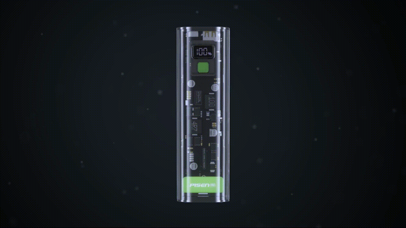 PISEN/品胜 透明充电宝三维视频