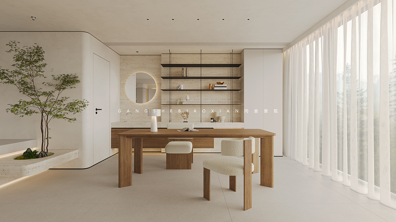 冈舍效果图表现-2024.3.9（图ZMzY1NjE0MzYw） - 家装设计 - 站酷设计师冈舍表现一小豪原创素材 - 站酷ZCOOL
