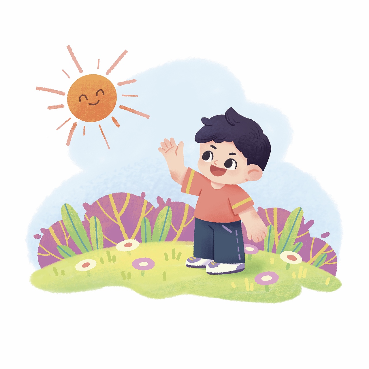 低幼点读书项目(已商用)|儿童插画小场景