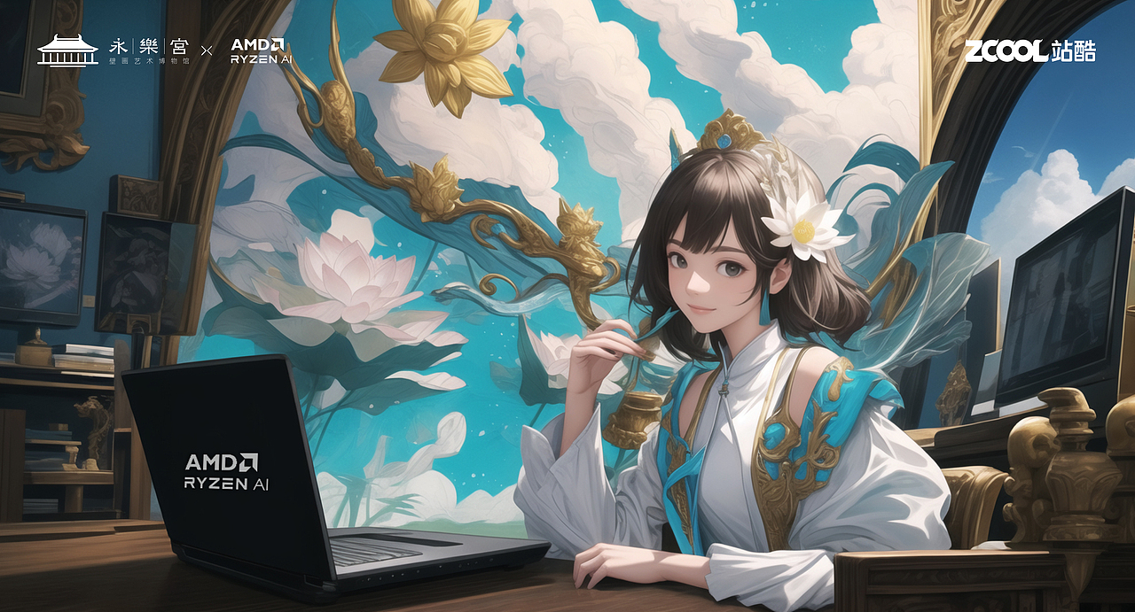 永乐宫福气西王母也AI