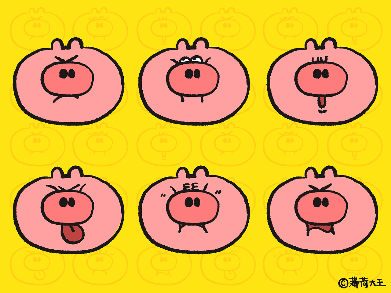 暴躁小猪_微信表情包