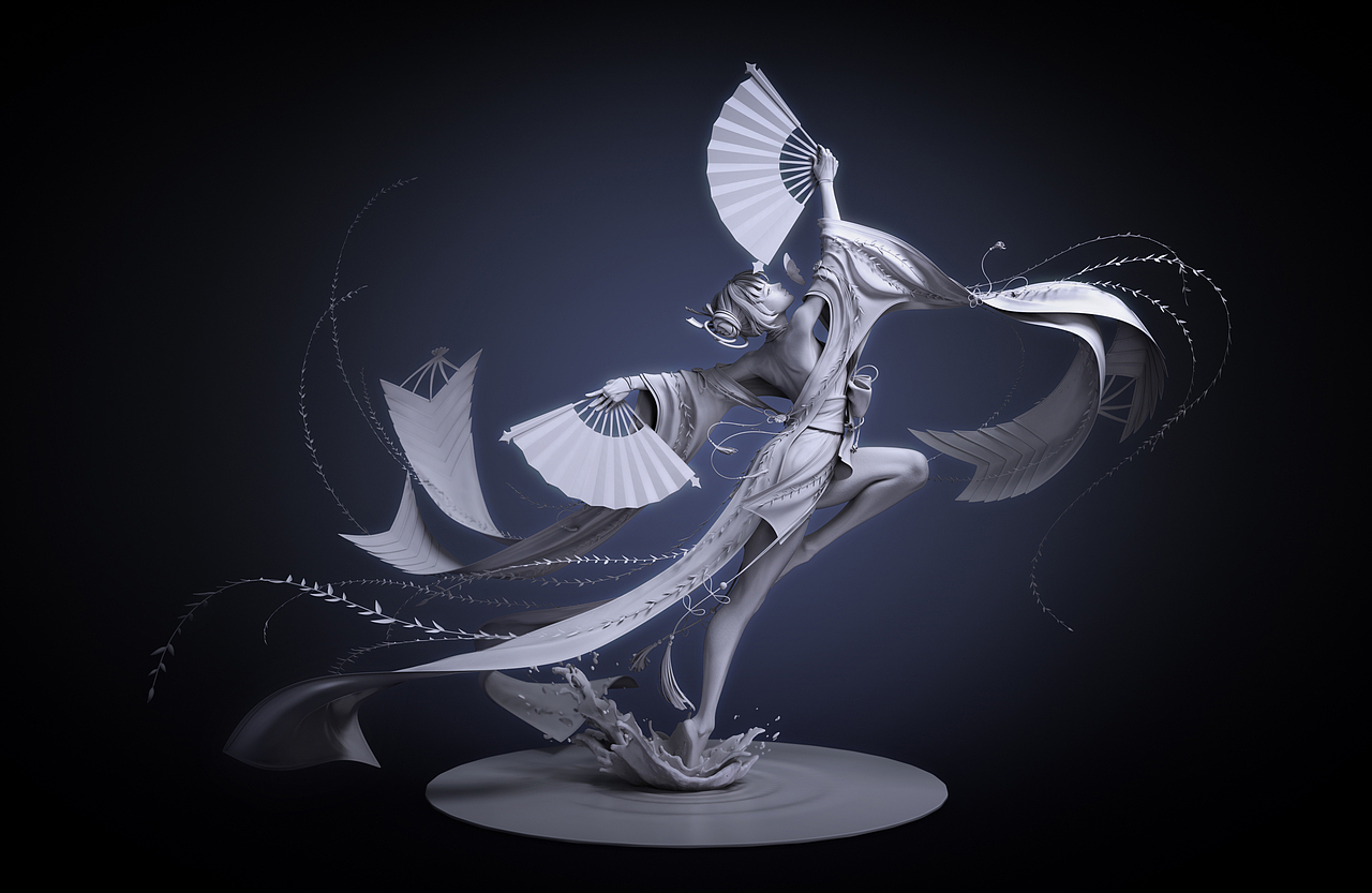 烬染不夜（图ZMzA2MjA2Mjg0） - 人物/生物 - 站酷设计师摊煎饼的馍型师原创素材 - 站酷ZCOOL