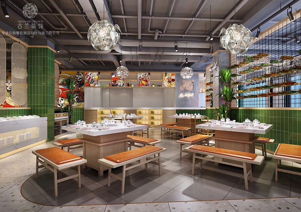 湖南怀化火锅店设计|成都市井火锅店装修设计公司