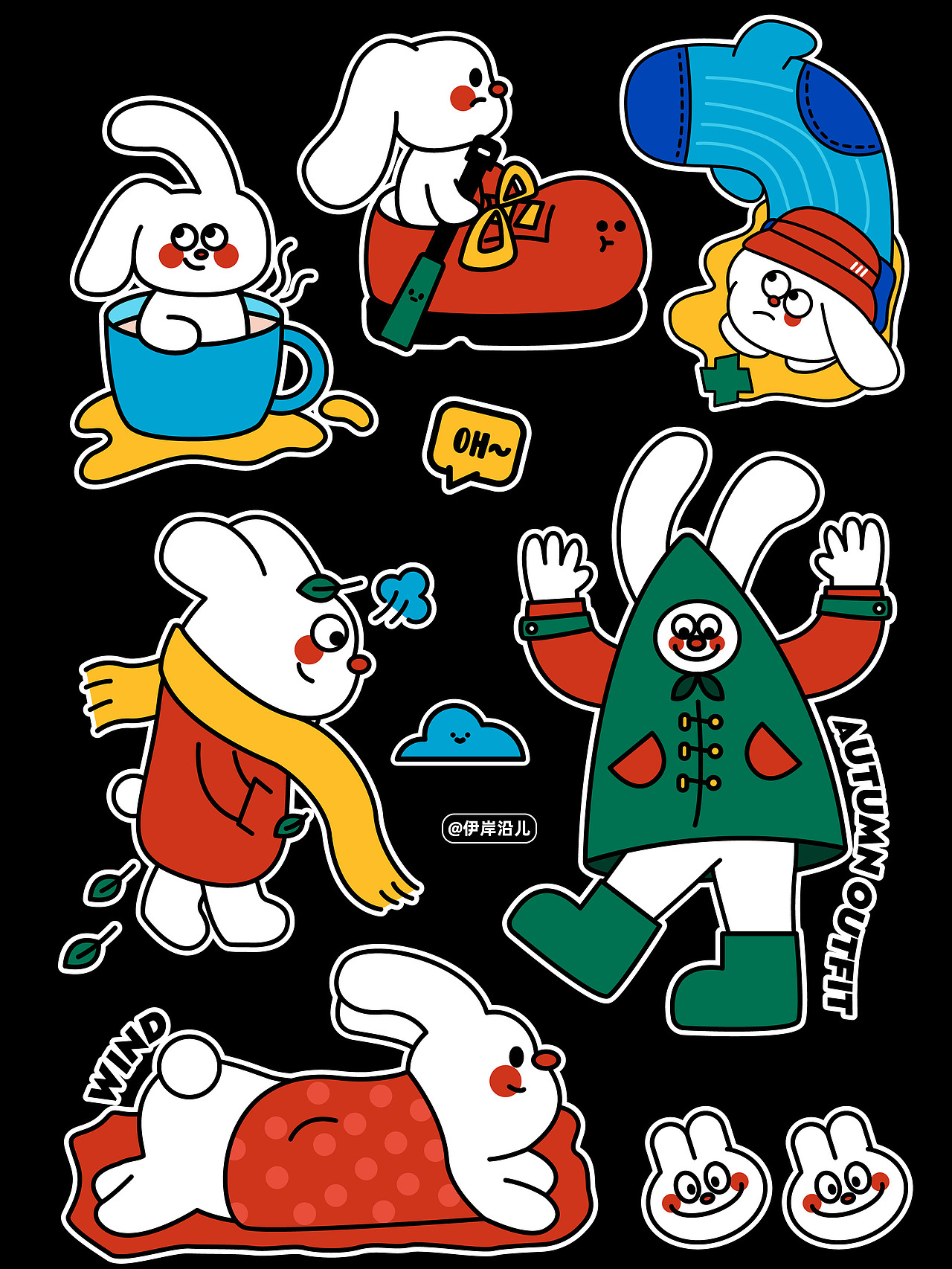 一周插画小结（图ZMzUxMzM1MDcy） - 商业插画 - 站酷设计师伊岸沿儿原创素材 - 站酷ZCOOL