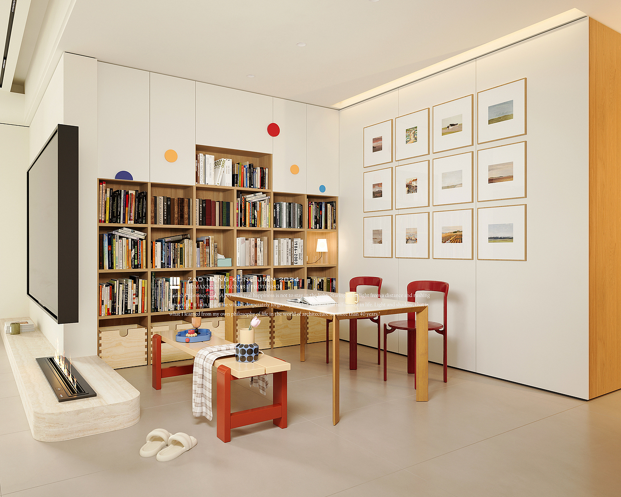 海口观澜湖中央公园大平层(包豪斯与现代风格的碰撞)