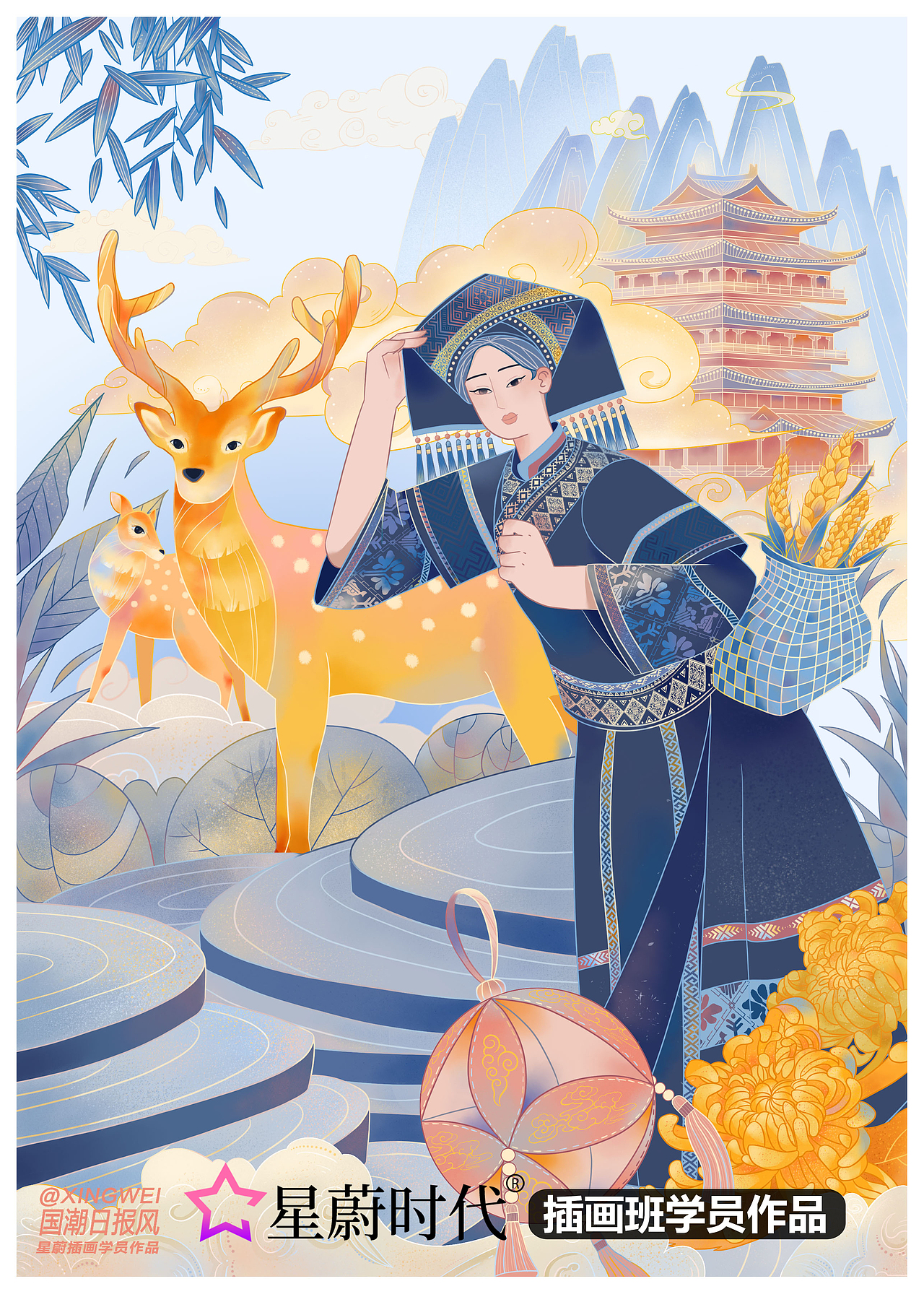 【星蔚插画】学员日报风插画小结-2（图ZMzU4NzEyMjY0） - 商业插画 - 站酷设计师星蔚插画原创素材 - 站酷ZCOOL