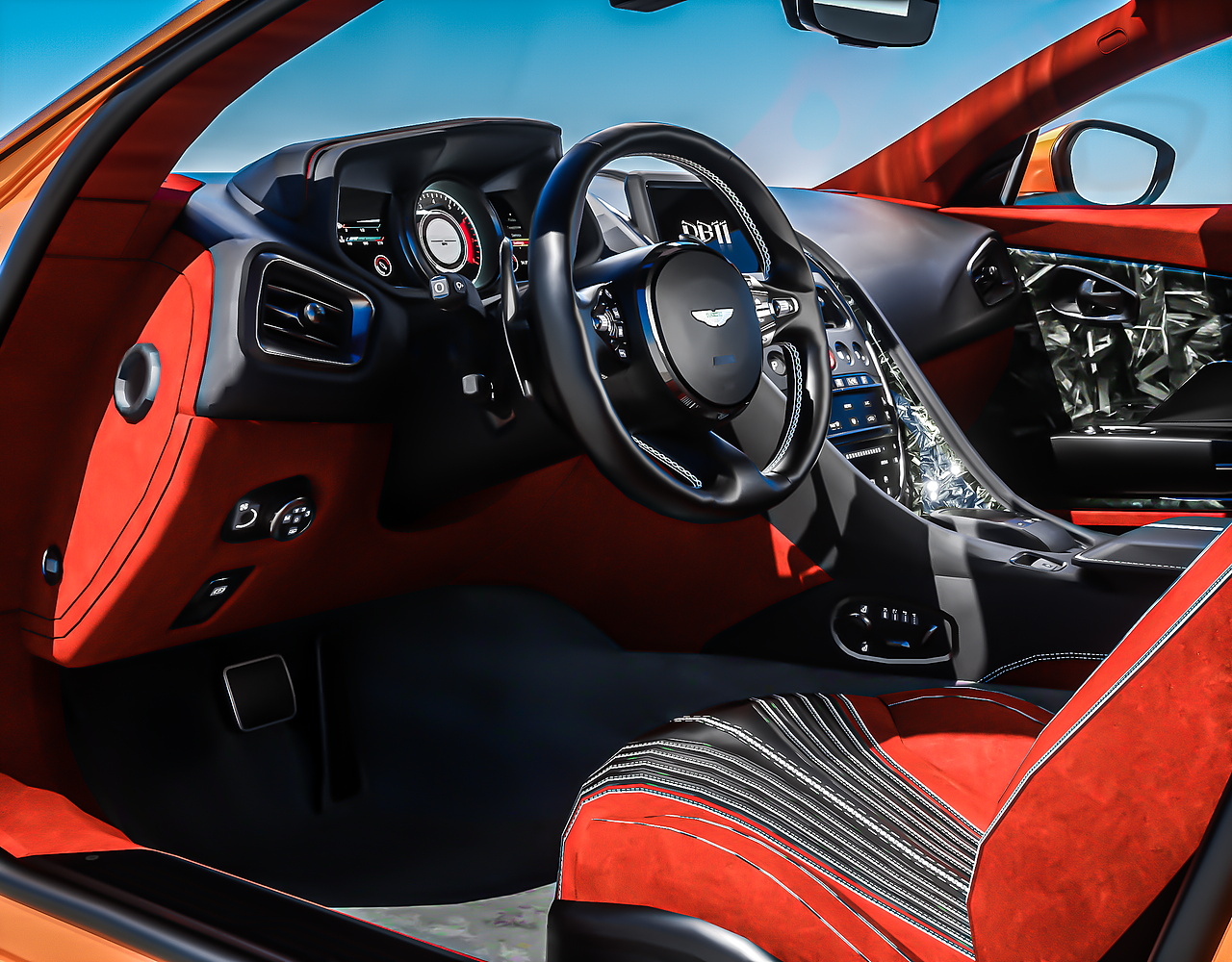 ASTON MARTIN 汽车渲染