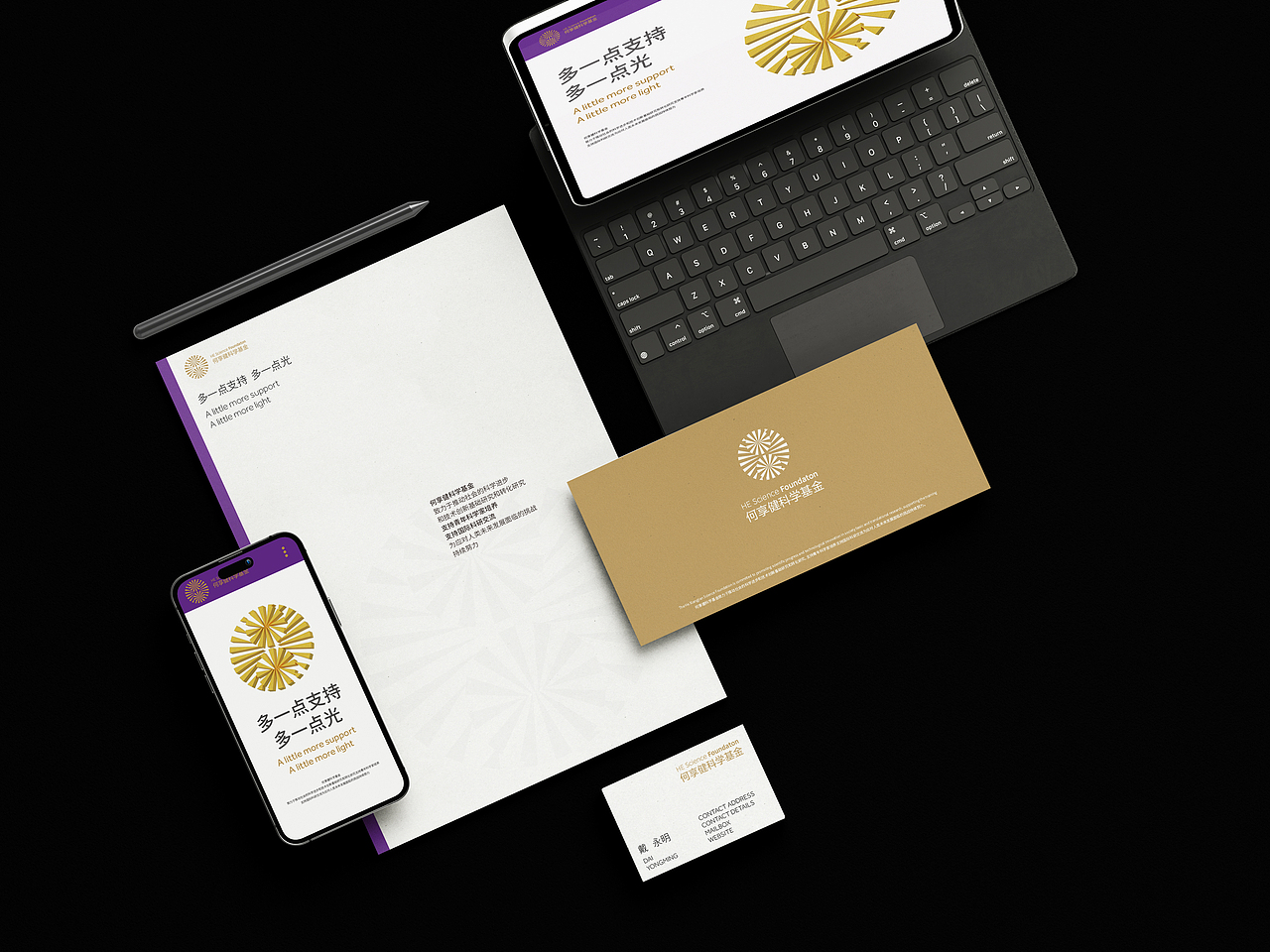 何享健科学基金 | 多一点支持 多一点光（图ZMzY5OTE4NTMy） - Logo - 站酷设计师紫东原创素材 - 站酷ZCOOL