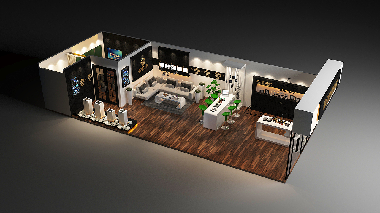 禾中量子 品牌连锁店 装饰工程