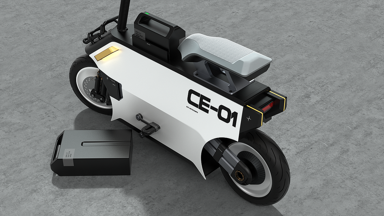 POLESTAR ce01 | 短途小电摩（图ZMzQzMDYwMDU2） - 交通工具 - 站酷设计师Z697018611原创素材 - 站酷ZCOOL