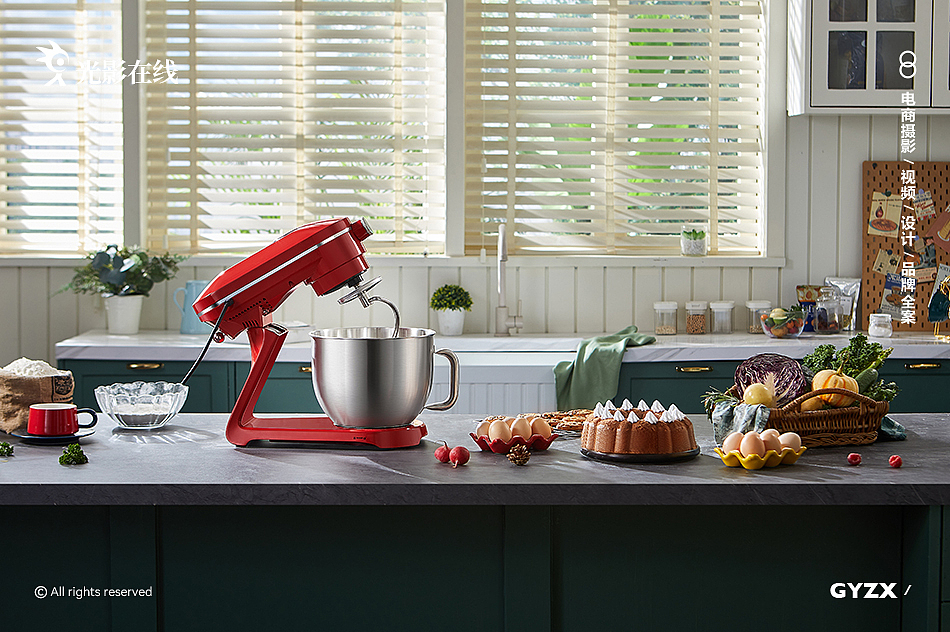 普森斯厨师机 | 多功能揉面机 | 产品摄影