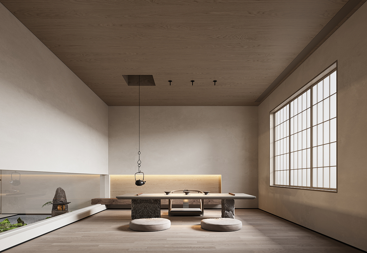 室内景观|楼顶花园|禅修|茶室