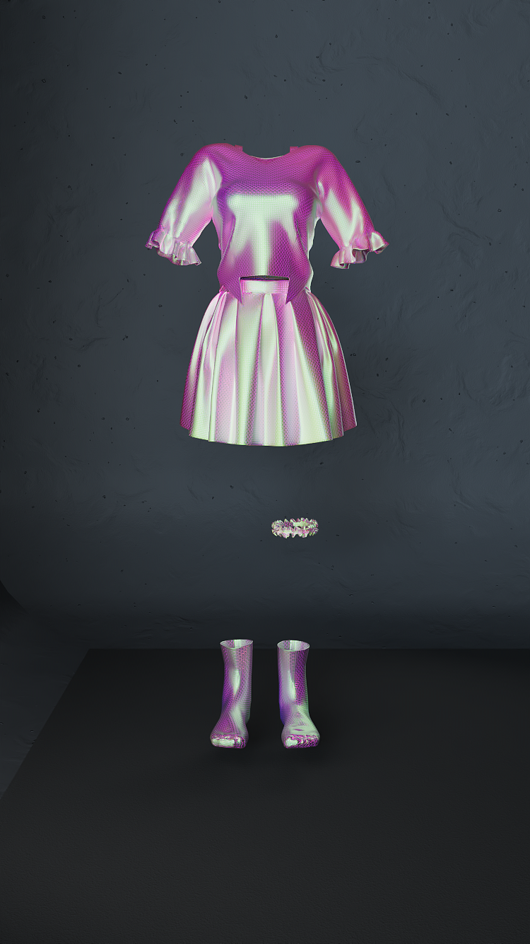 【c4d動(dòng)畫】鐳射炫彩套裝動(dòng)畫（圖ZMzQzNjEyMDUy） - 動(dòng)畫/影視 - 站酷設(shè)計(jì)師蘆薈ViLu原創(chuàng)素材 - 站酷ZCOOL