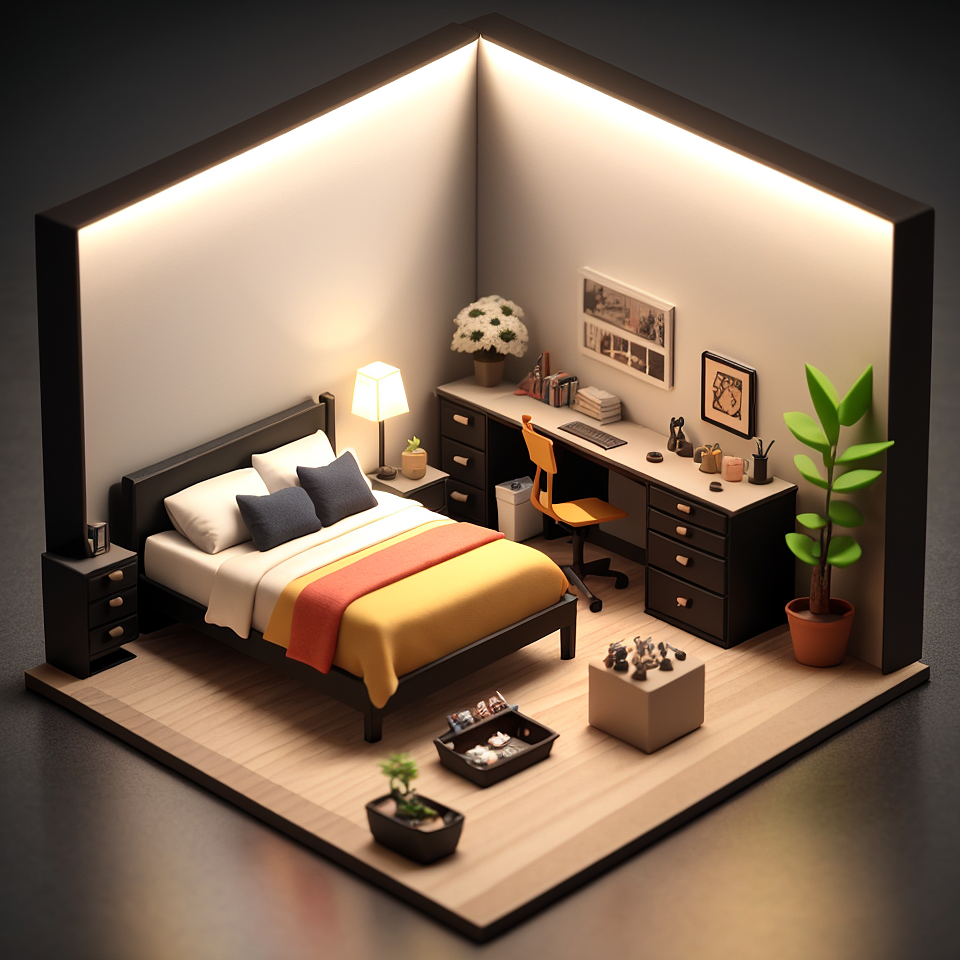 小房间（图ZMzM1ODAzMTA0） - 其他三维 - 站酷设计师JAN依旧在漏油原创素材 - 站酷ZCOOL