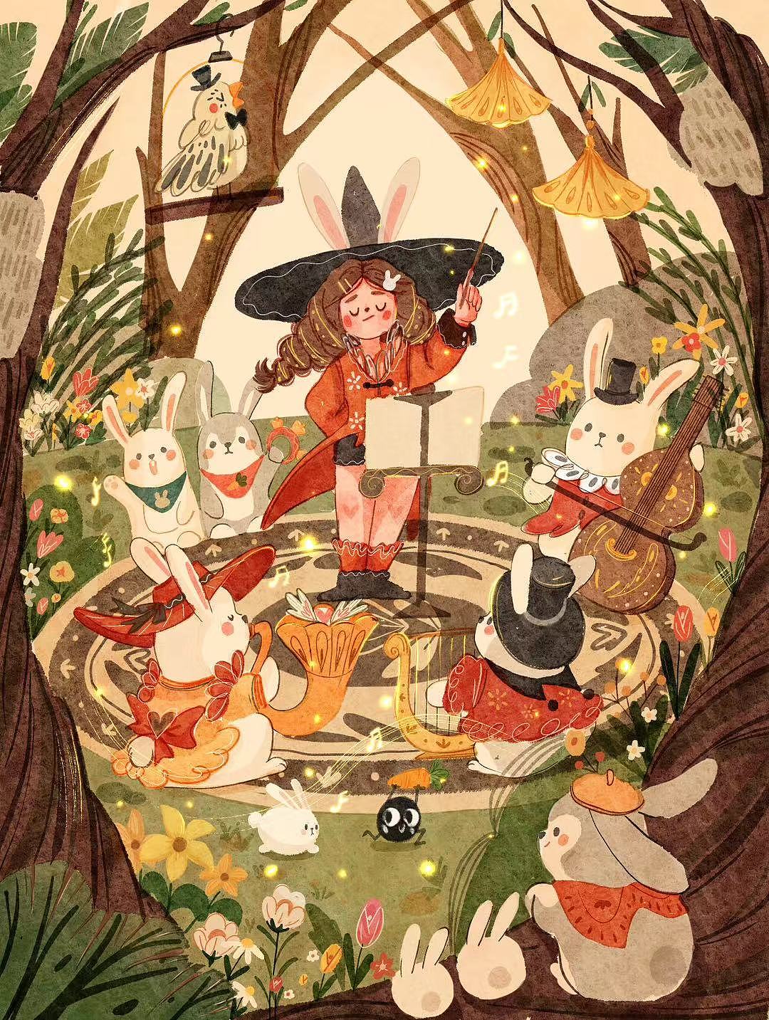 近期作品整理-品牌合作图+练习（图ZMzM2MTI2NTY0） - 儿童插画 - 站酷设计师Folala一二原创素材 - 站酷ZCOOL