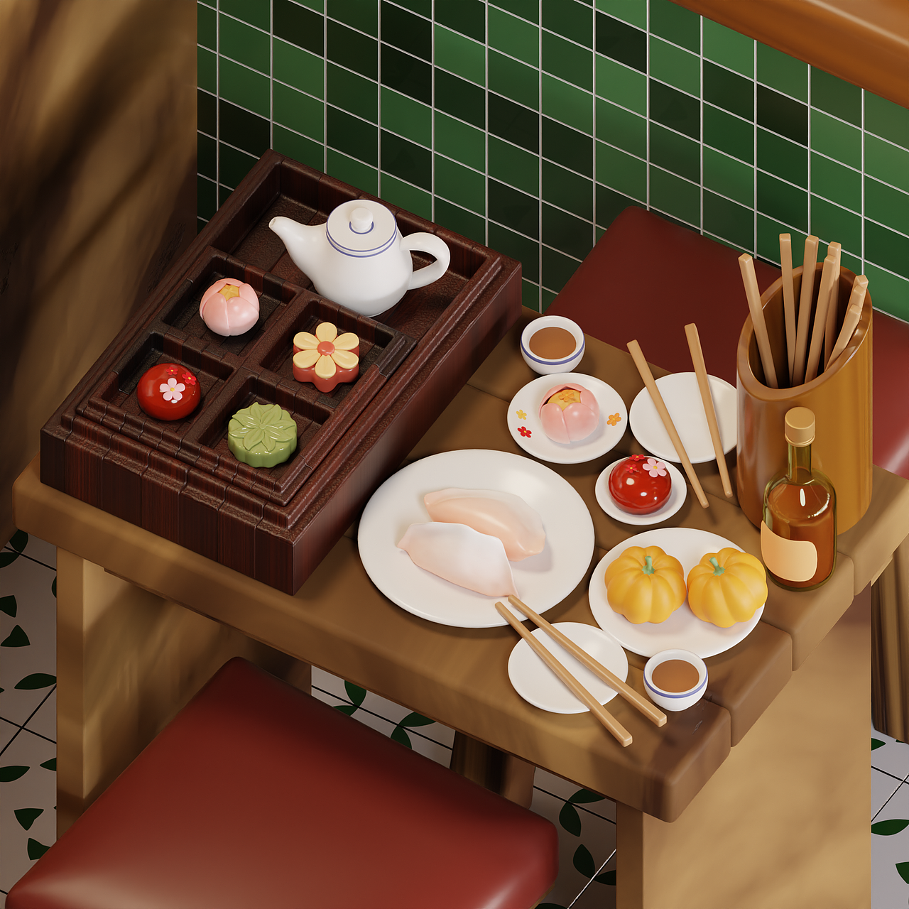 2024年4月blender建模渲染