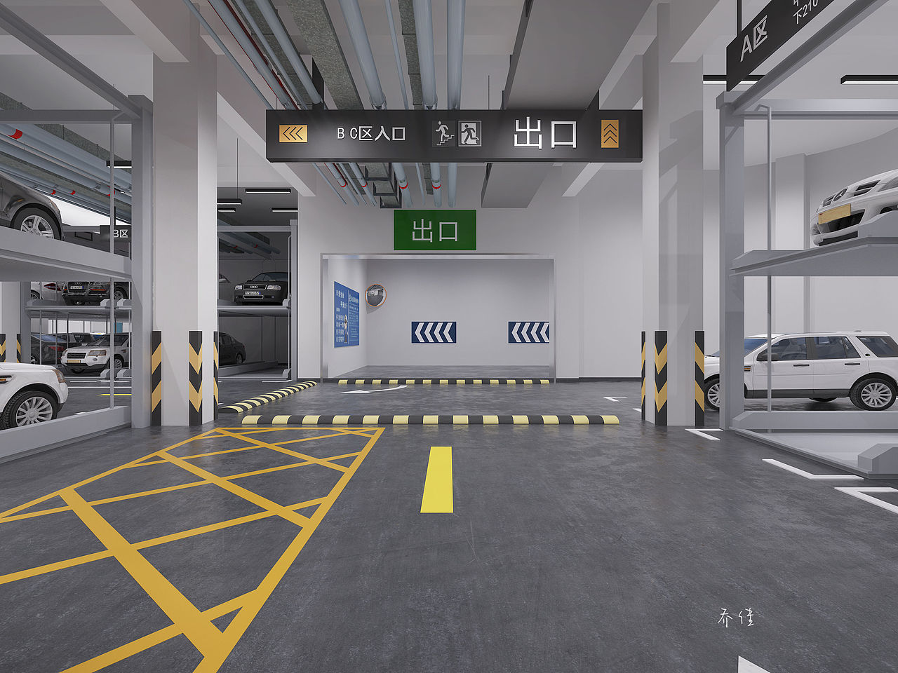 工装丨停车场