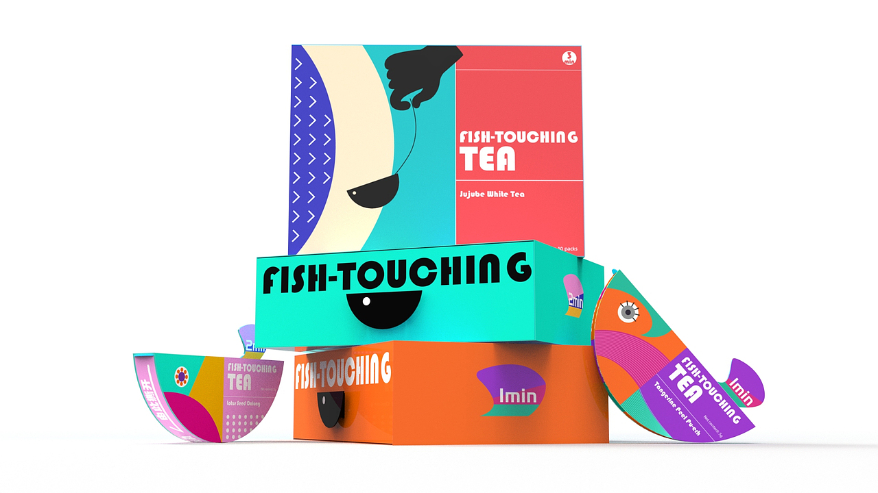 FISH-TOUCHING TEA（图ZMzQwMzE0MTY0） - 生活用品 - 站酷设计师MrrRenn原创素材 - 站酷ZCOOL