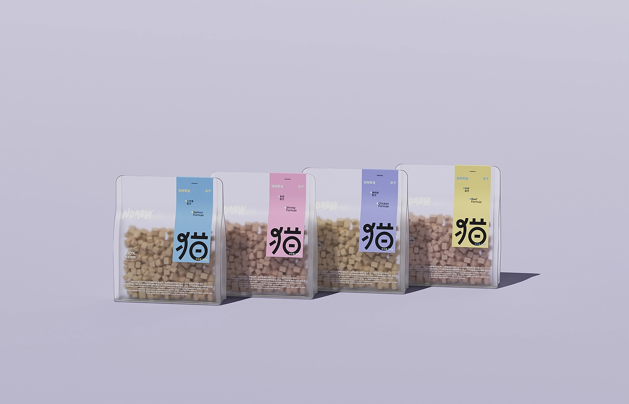 Nonow 宠物猫粮品牌设计 | 狗粮 宠物用品品牌包装设计