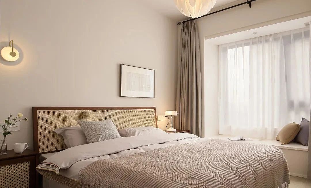 淡雅柔和的奶油色，打造108m²高级气质之家