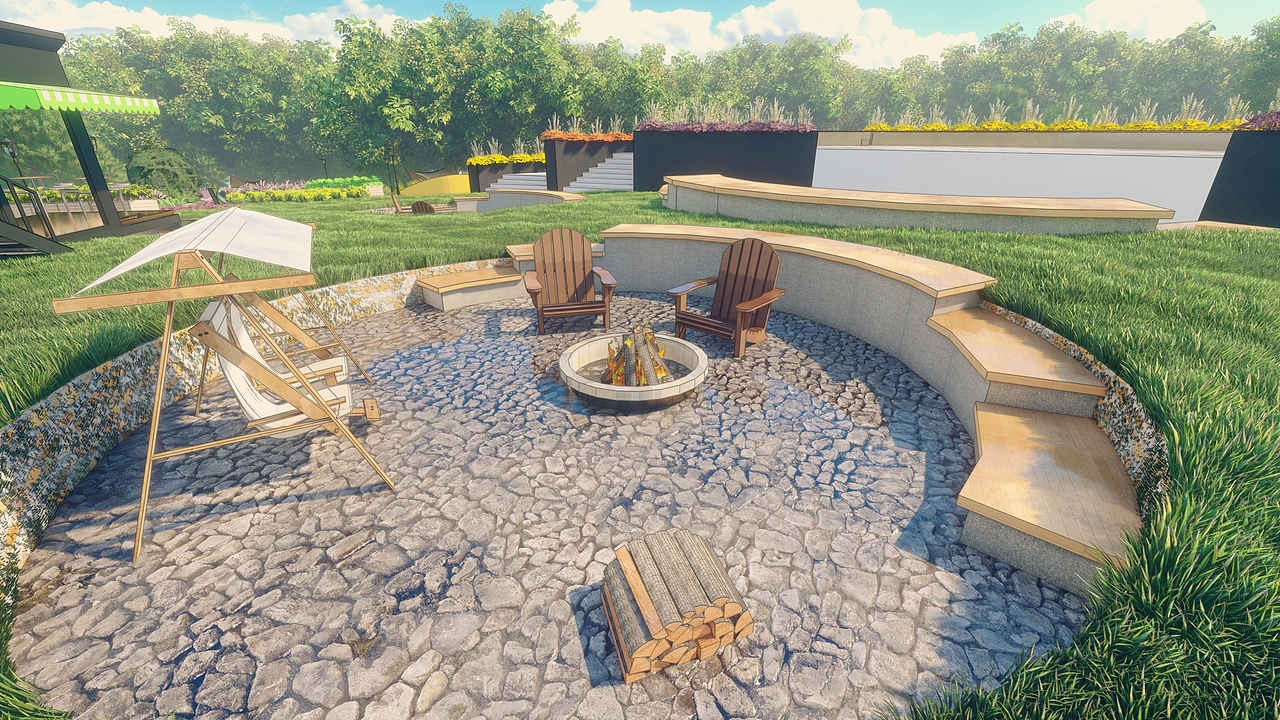 植蔬院子—疫情下校内解压空间设计