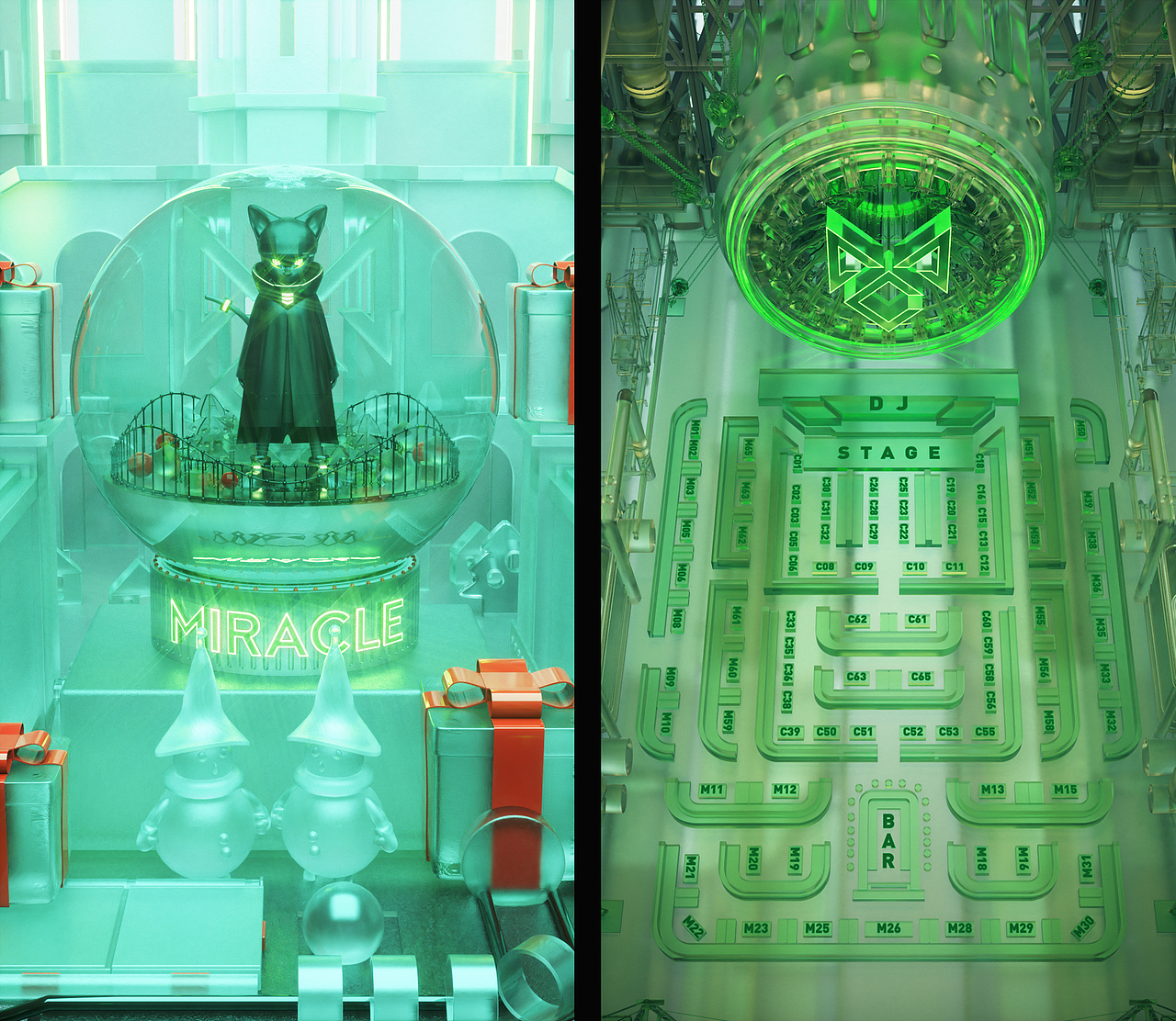 活动海报及座位图