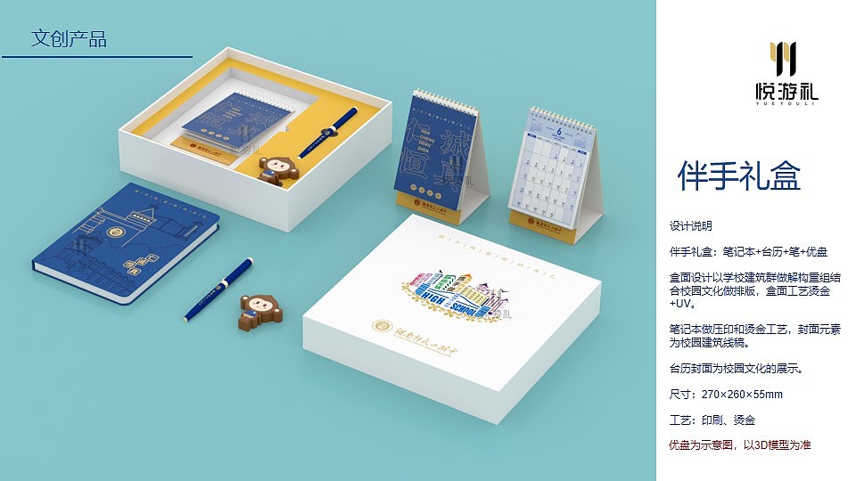 湖南师大二附中 校园文创产品设计 校园伴手礼 IP设计