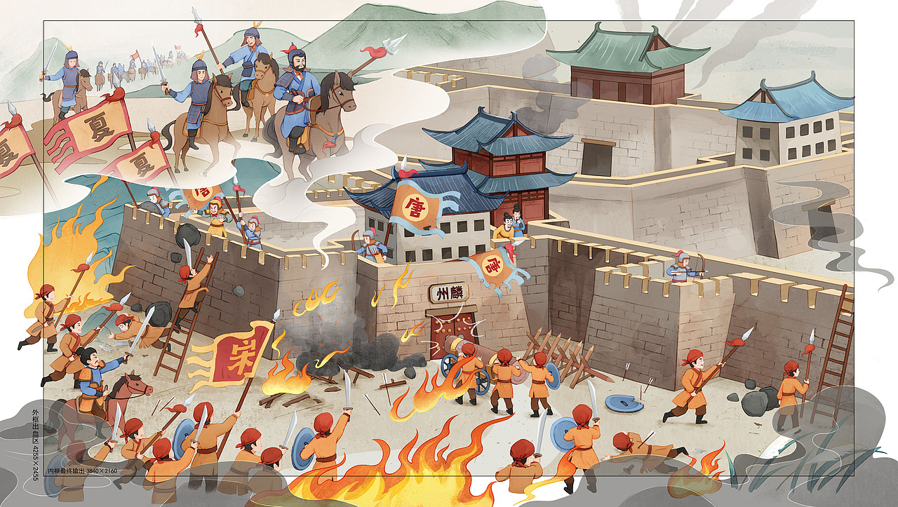 歷史題材動畫制作｜練習(xí)（圖ZMzY5MjA0Mjgw） - 創(chuàng)作習(xí)作 - 站酷設(shè)計(jì)師辰玉yy原創(chuàng)素材 - 站酷ZCOOL