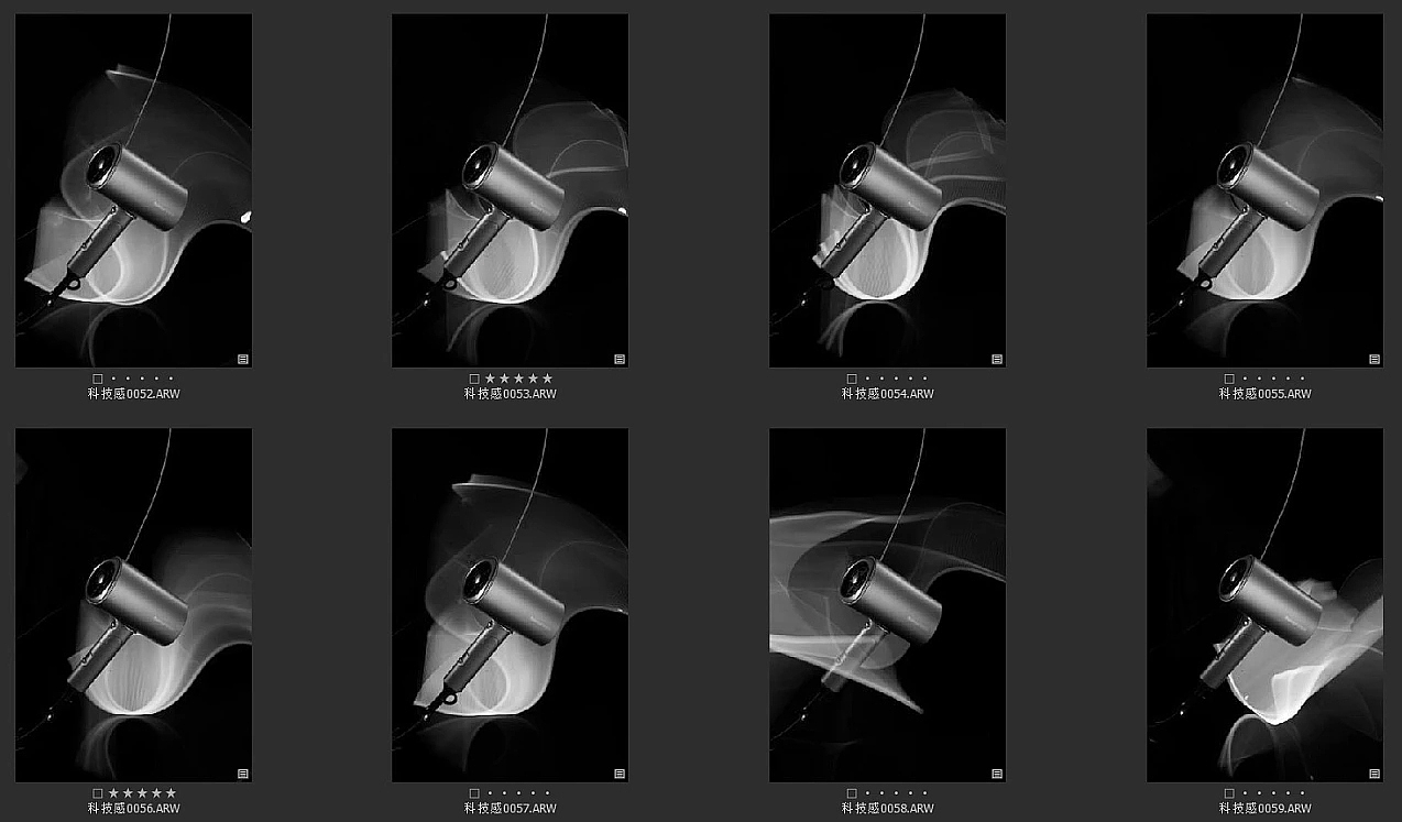 言物集 |极光高科技感吹风机小电器3c产品电商拍摄杭州