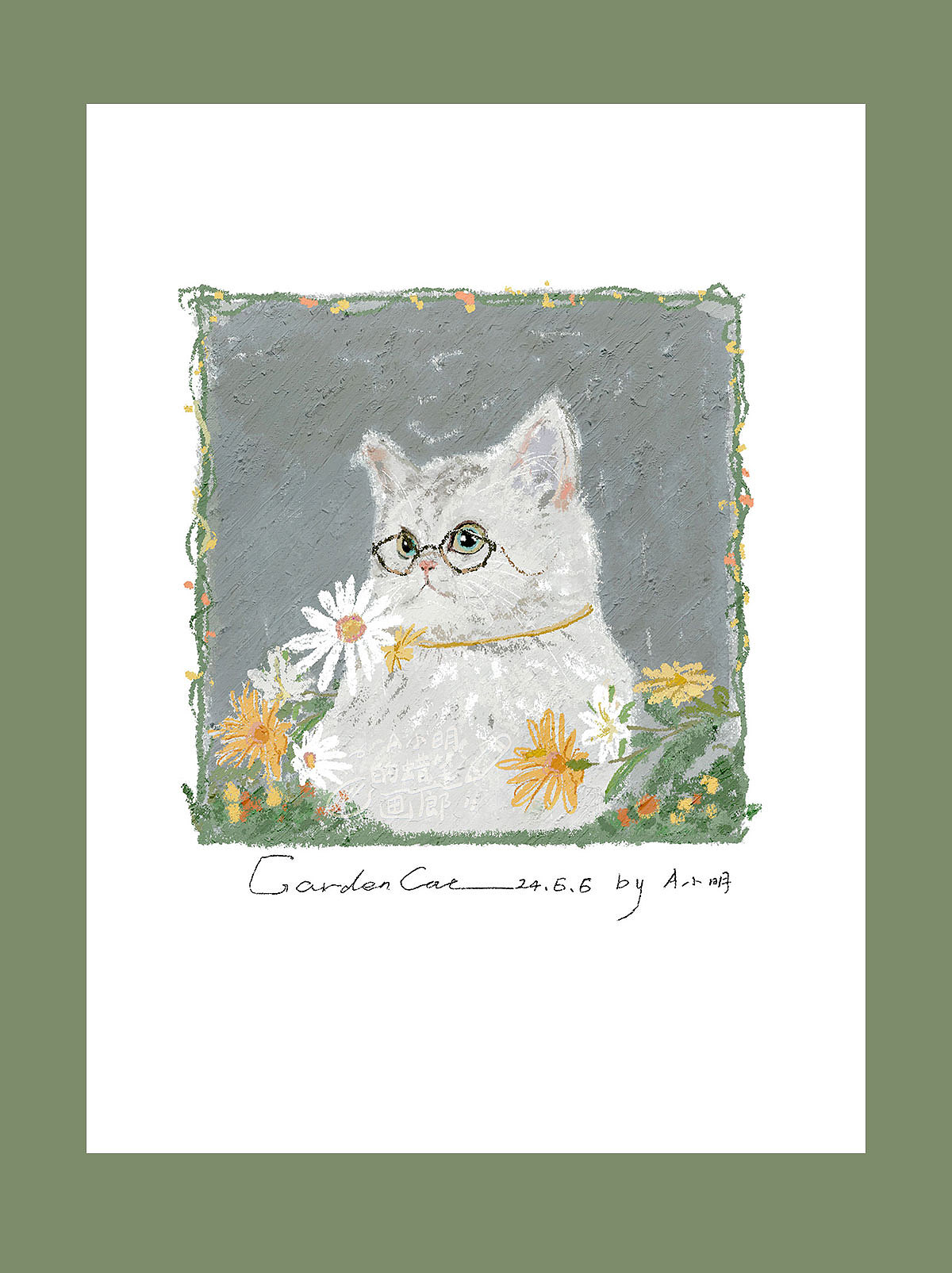 猫之艺术家系列 | 艺术插画 | 儿童插画 | 绘本